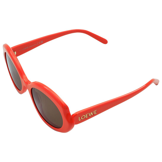 サングラス LOEWE Woman Sunglasses Red LW40147I 42E Loewe Curvy LW40144U 66A Sunglasses - US