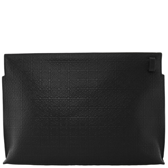 Loewe Calfskin Repeat T Pouch - Black C499W05X01.1100