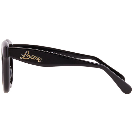 Loewe Women Sunglasses Black Grey Cat Eye LW40126I 01A NEW AUTHENTIC Loewe Grey Cat Eye Ladies Sunglasses LW40126I 01A 49  main image 4