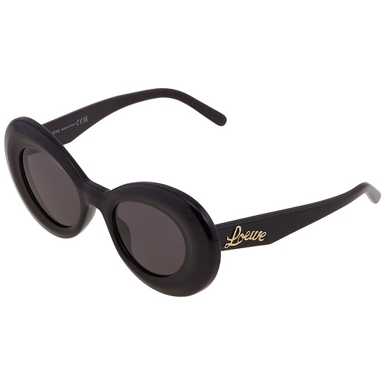 Loewe Grey Oval Ladies Sunglasses LW40112I 01A 47 
