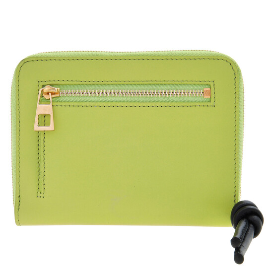 Loewe Knot Compact Zip Around Wallet - Anise/Black CEM1CWZX01.4779