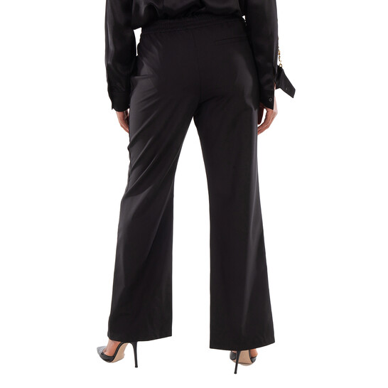 Loewe Mid Waist Straight-Leg Trousers, Size Large S540Y04XFY.1100