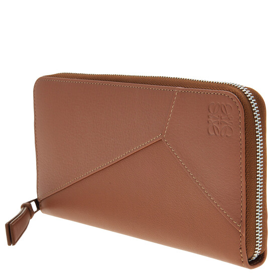 【値下げ】LOEWE　ロエベ　ZIP　AROUND　WALLET Zip around wallet in soft grained calfskin Blue - LOEWE