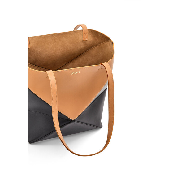 Loewe Shiny Calfskin Puzzle Fold Tote A779G50X18.2727