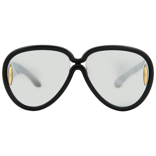 Loewe Silver Mirror Pilot Unisex Sunglasses LW40132I 01C 65