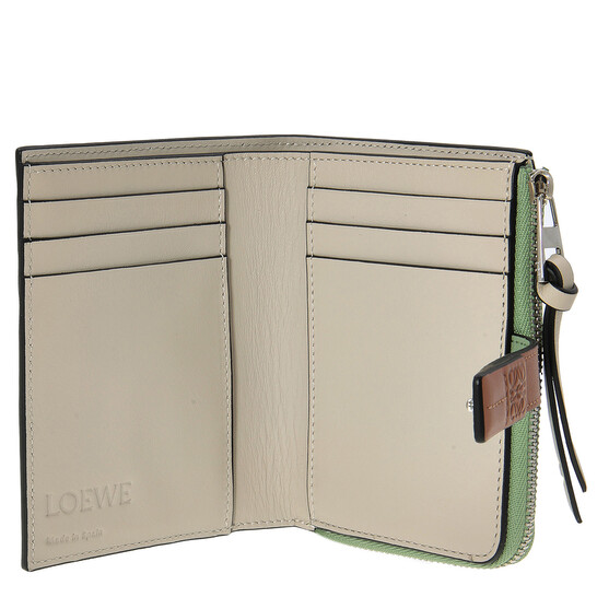 Loewe Slim Compact Wallet - Rosemary/Tan C660P30X02.6465