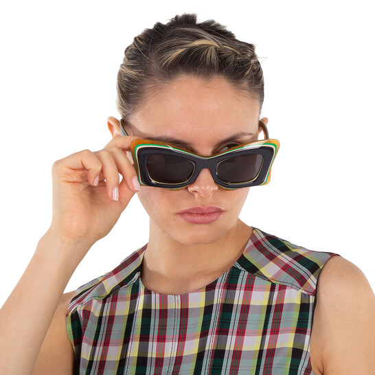 Loewe Smoke Butterfly Ladies Sunglasses LW40140U 20A 50  display picture 1