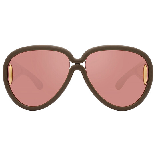 Loewe Smoke Mirror Pilot Unisex Sunglasses LW40132I 96C 65