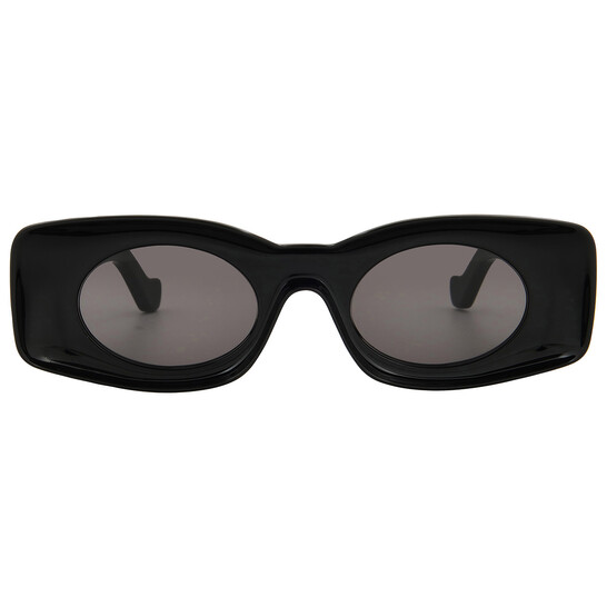LOEWE LW40033I4901A 関税送料込 Loewe Smoke Rectangular Unisex Sunglasses LW40033I 01A 49