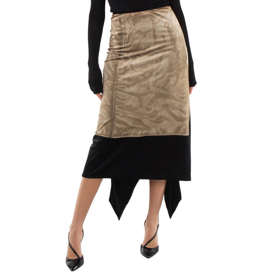 Loewe Trompe Loeil Midi Skirt, Brand Size 36 S540Y08X68.3101