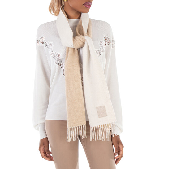 マフラー・ストール LOEWE WOOL AND CASHMERE SCARF WITH POCKET Loewe Wool And Cashmere Scarf F811251X06.2186 8445555446019