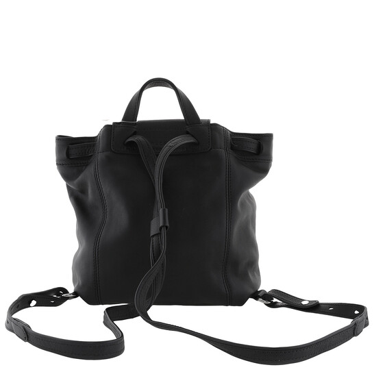 Longchamp Black Le Pliage Cuir Backpack L1306HLI001