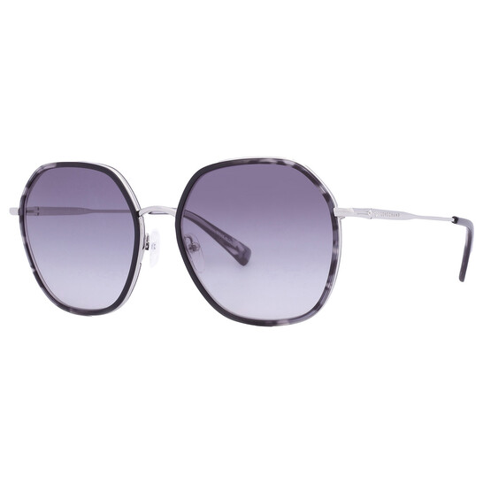 Longchamp Blue Gradient Sunglasses Longchamp Blue Gradient Round Ladies Sunglasses LO188S 042  main image 4