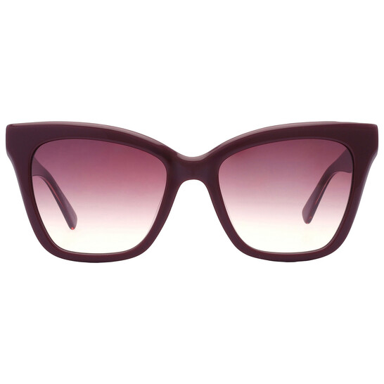 Longchamp Burgundy Gradient Cat Eye Ladies Sunglasses LO699S 