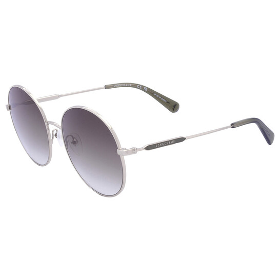 Longchamp Grey Gradient Round Ladies Sunglasses LO143S 711 