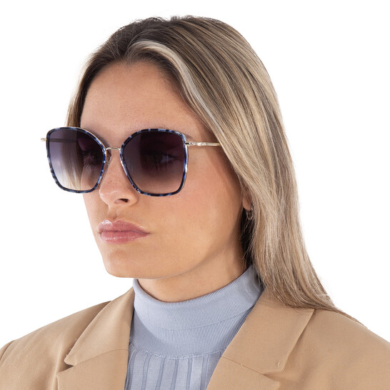Longchamp Purple Gradient Butterfly Ladies Sunglasses LO685S  display picture 1