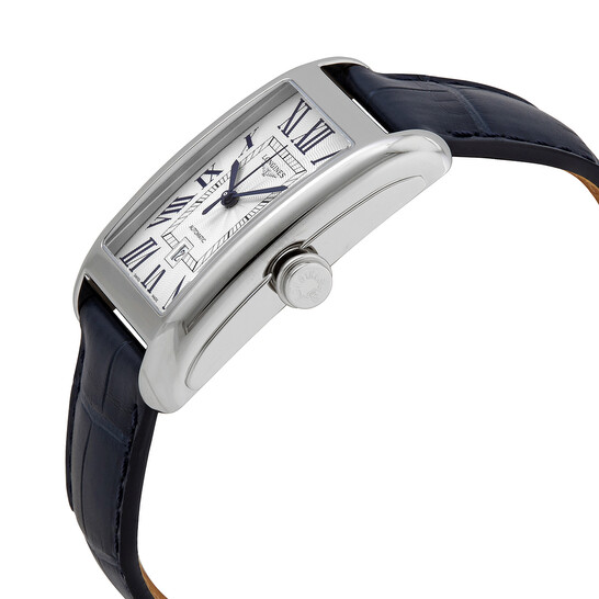 Longines Automatic Silver Dial Blue Leather Men's Watch L5