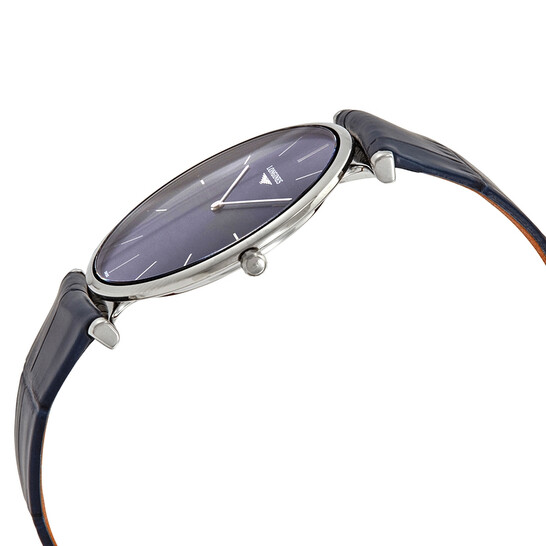 レオナール Longines Blue Sunray Dial Blue Leather Men's Watch L4.766.4.95.2