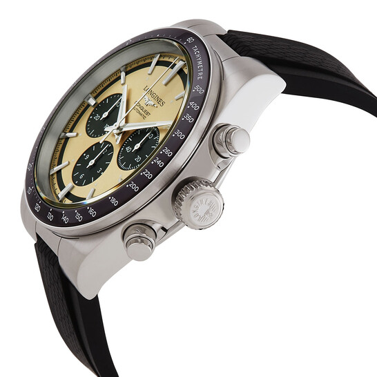 Longines Conquest Chronograph Automatic Bronze Dial Men's