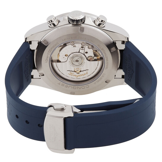 Longines Conquest Chronograph Automatic Silver Dial Men's