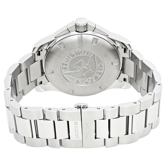 クロノグラフ訳あり LONGINES Conquest L38004766 Longines Conquest Chronograph Silver Dial Men's Watch