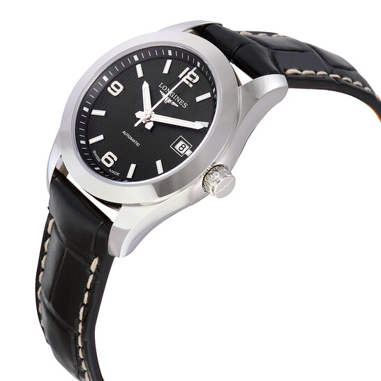 Longines Conquest Classic Automatic Black Dial Ladies Watch L2.285.4.56.3 - 546x546 Image #2