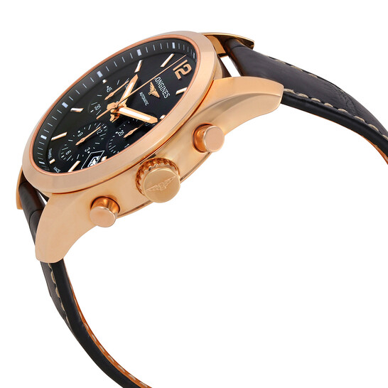 Longines Conquest Classic Black Dial Men's Chronograph Watch