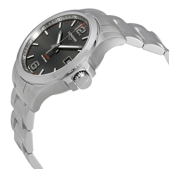 Longines Conquest V.H.P. Perpetual Black Dial Men's Watch L3.716.4.56.6 - 546x546 Image #2