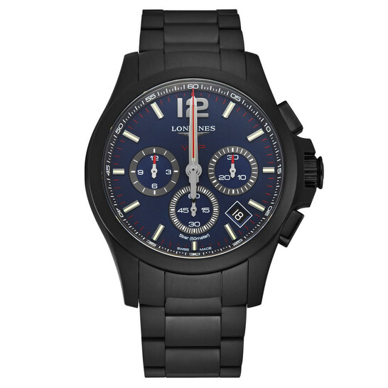 Longines Conquest Chronograph Blue Dial Men's Watch