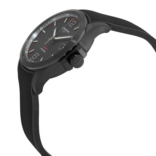 Longines Conquest Quartz Black Dial Men's Watch L37262569