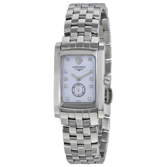 Longines Dolce Vita Blue Mother of Pearl Dial Stainless Steel Ladies Watch L51554926 Longines Dolce Vita Blue Mother of Pearl Dial Stainless Steel Ladies Watch L51554926 - 546x546