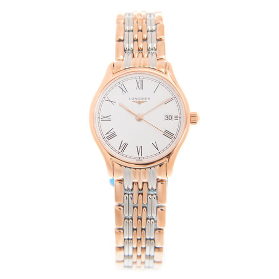 Longines Elegant Quartz White Dial Ladies Watch L4.259.1.11.7 - 546x546 Image #3