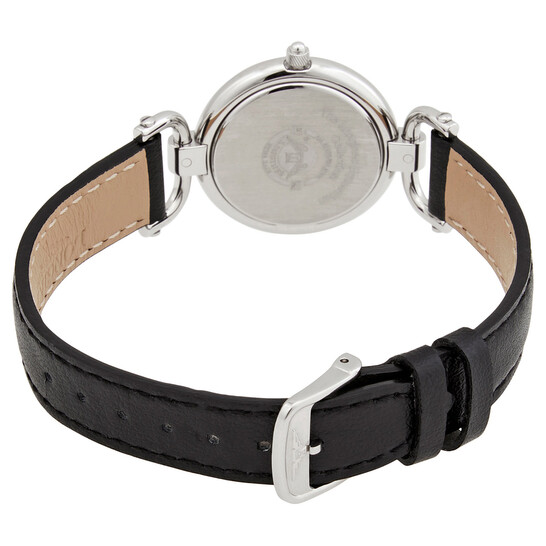 Longines Equestrian Quartz Diamond Black Dial Ladies Watch L6