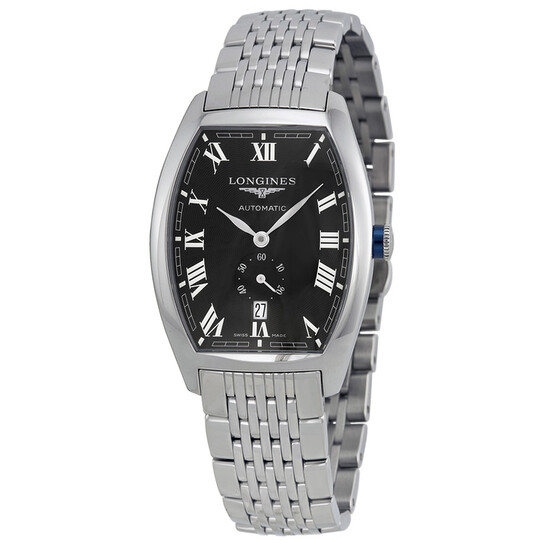 Longines Evidenza Automatic Black Dial Stainless Steel Men's Watch L2.642.4.51.6 - 546x546
