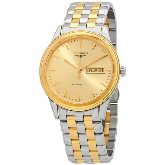 Longines Flagship Automatic Gold Dial Men's Watch L4.899.3.32.7