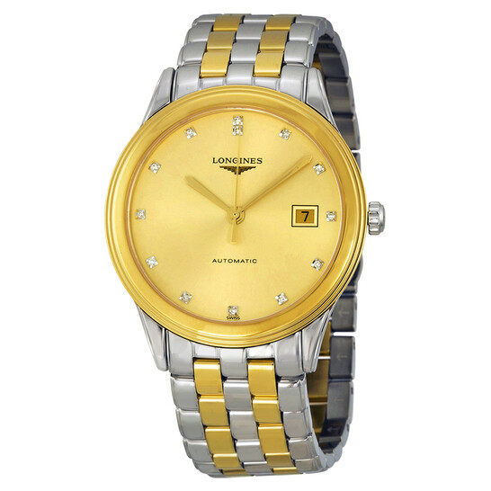 Longines Flagship Automatic Gold Dial Men's Watch L4.874.3.37.7 - 546x546