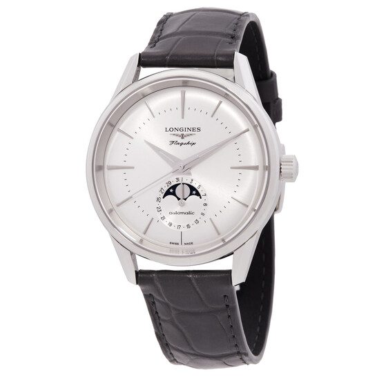 Longines Flagship Heritage Automatic Moon Phase Silver Men's Watch