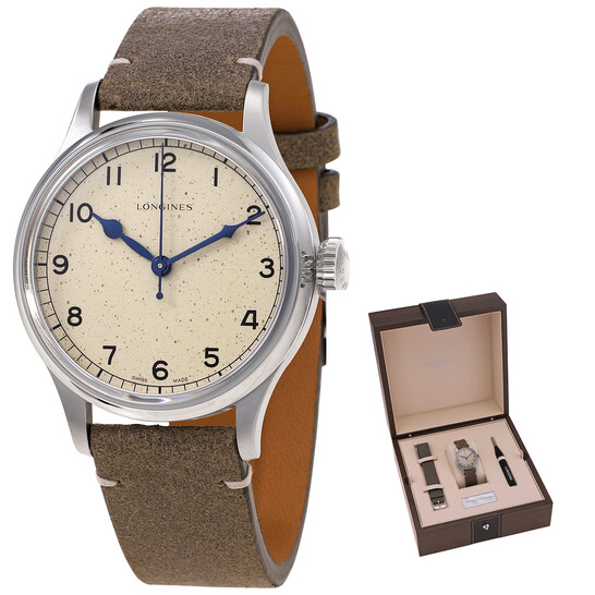 Longines Heritage Military Automatic Silver Dial Men's Watch