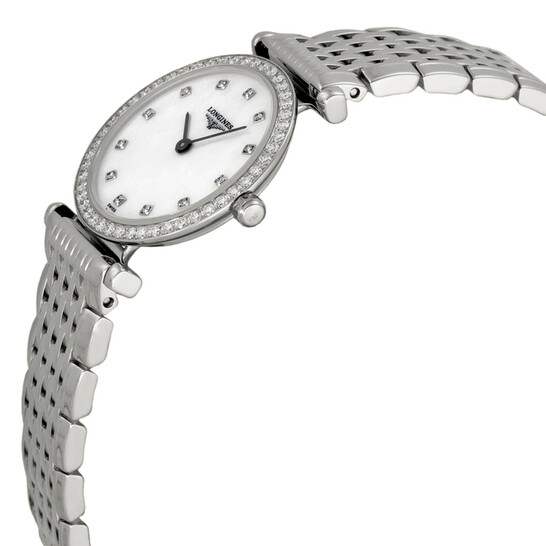 稀少 LONGINES(ロンジン) La Grande Diamonds Ladies Watch Longines La Grande Classique Diamonds Mother-of-Pearl Quartz