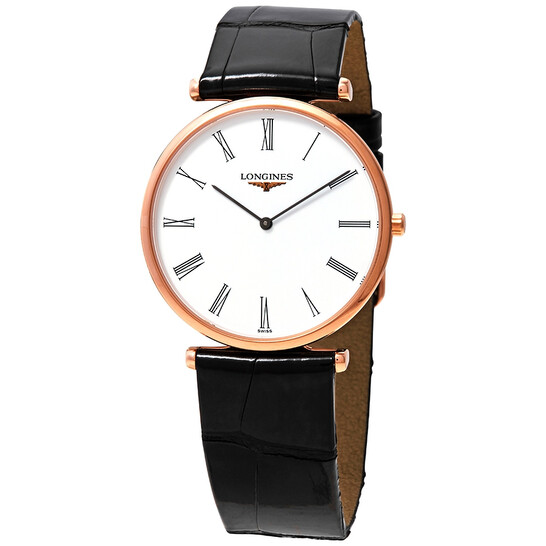 Longines La Grande Classique White Dial Ladies Leather Watch L4.709.1.21.2 - 546x546