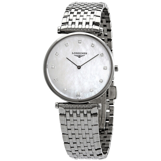 Longines La Grande Classique White Mother of Pearl Diamond Dial