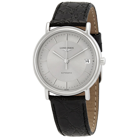 Longines Presence Automatic Grey Dial Ladies Watch L48214782 - 546x546