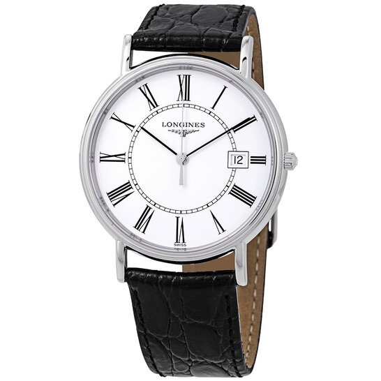 Longines Presence White Matte Dial Men's Watch L4.790.4.11.2 - 546x546