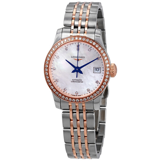 Longines Record Automatic Diamond Ladies Watch L2.320.5.89.7 - 546x546