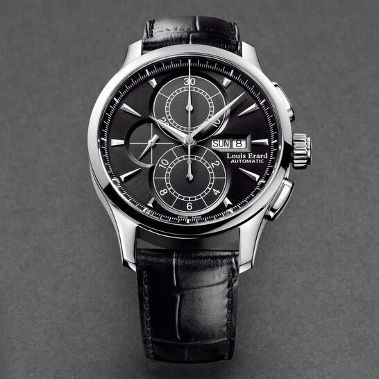 Louis Erard 1931 Chronograph Automatic Black Dial Men's Watch