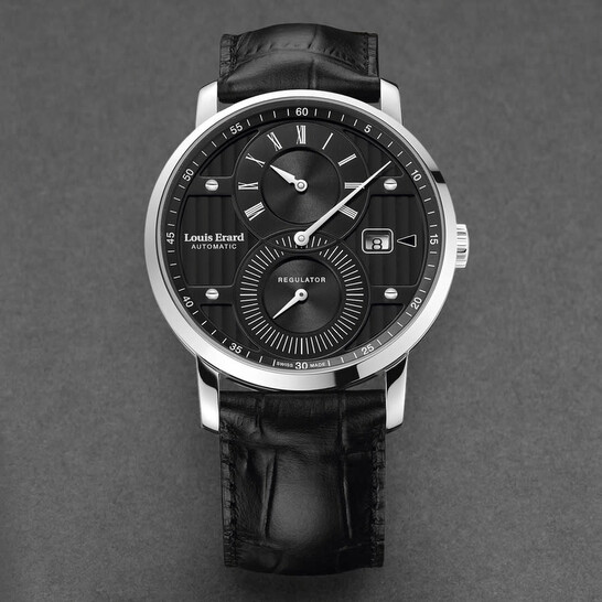 Louis Erard Excellence Automatic Black Dial Men's Watch 86236AA02