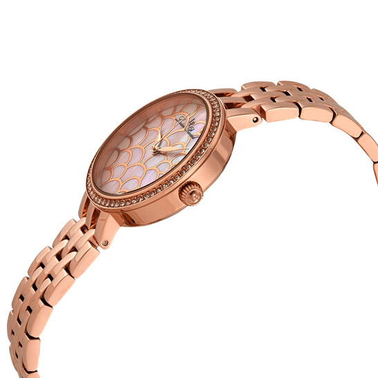 Lucien Piccard Ava Pink Dial Ladies Watch LP-28022-RG-99MOP - 546x546 Image #2