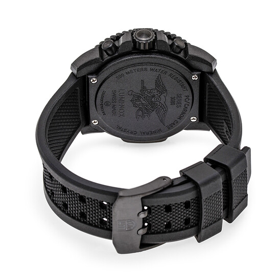 Luminox Navy Seal Colormark Blackout Chronograph Quartz Black Dial Men's  Watch