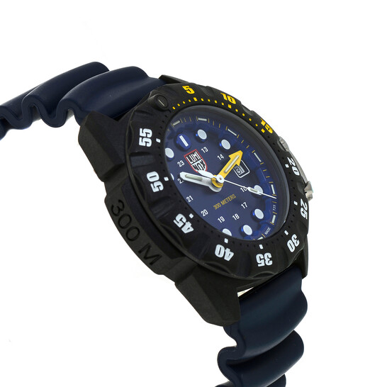 LUMINOX 腕時計 ダイバーウォッチ DEEP DIVE XS.1553 Luminox Men's Scott Cassell Diver Quartz Watch with Blue