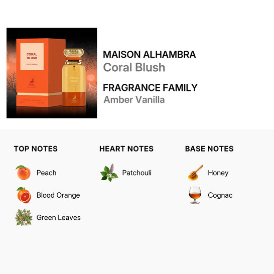 Maison Alhambra Ladies Coral Blush EDP Spray 2.7 oz Fragrances